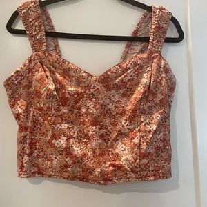 Floral crop top